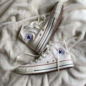 white high top converse